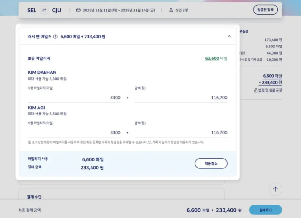 대한항공-캐시-앤-마일즈